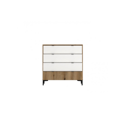 Chest Of Drawers 4S – Alpine White & Oak