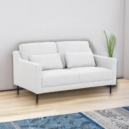 2-Seater Sofa - White