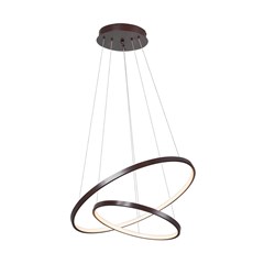 Pendant Lamp Aluminium  Silicone H1200 Black