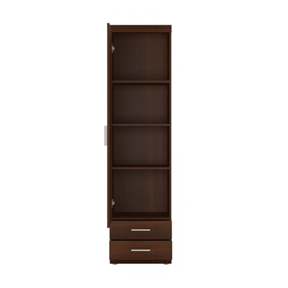 Linen Cabinet Maker 1 Door 2 Shelves - Walnut