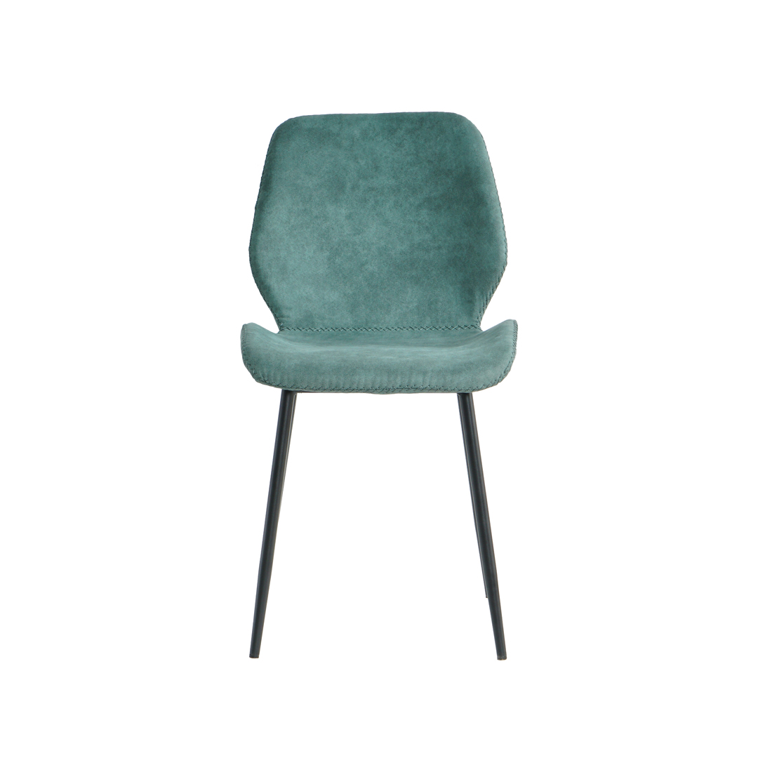Dining Chair Microfiber - Petrol Blue