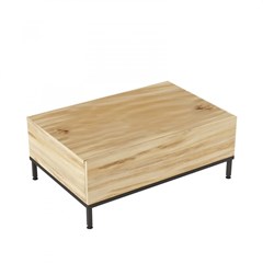 Coffee Table - Oak & Black