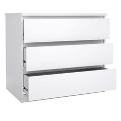 Naia Chest 3 drawers White