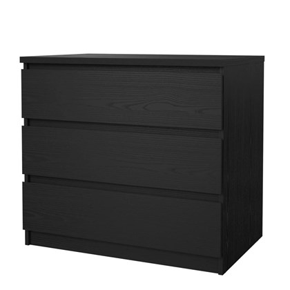Naia Chest 3Drawers Black