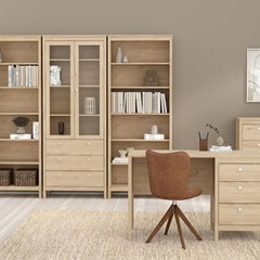 Madrid Desk 3 Drawers Oak