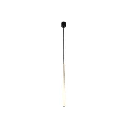 Piano Black Gold Pendant Lamp – Black & Gold