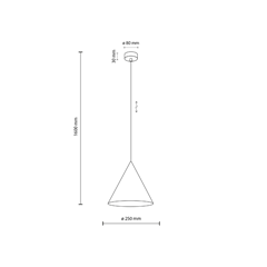 Pendant Cono Peapod