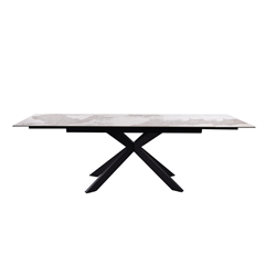 Extendable Chinese Ceramic Table 160-240 x 90 x 76 cm