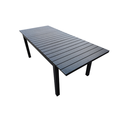 Dining Table Ext 160-210X90x76cm Aluminium