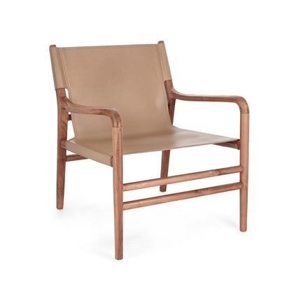 Lounge Armchair Caroline Taupe