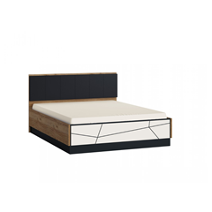Bed 165x100x206 with Storage – Oak & Black