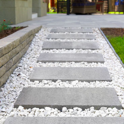 Pebbles 20 Kg Bag – Rain Flower Stones White