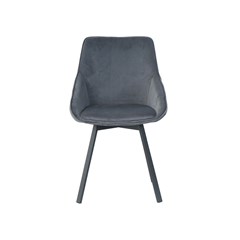 Dining Chair Velvet - Dark Grey