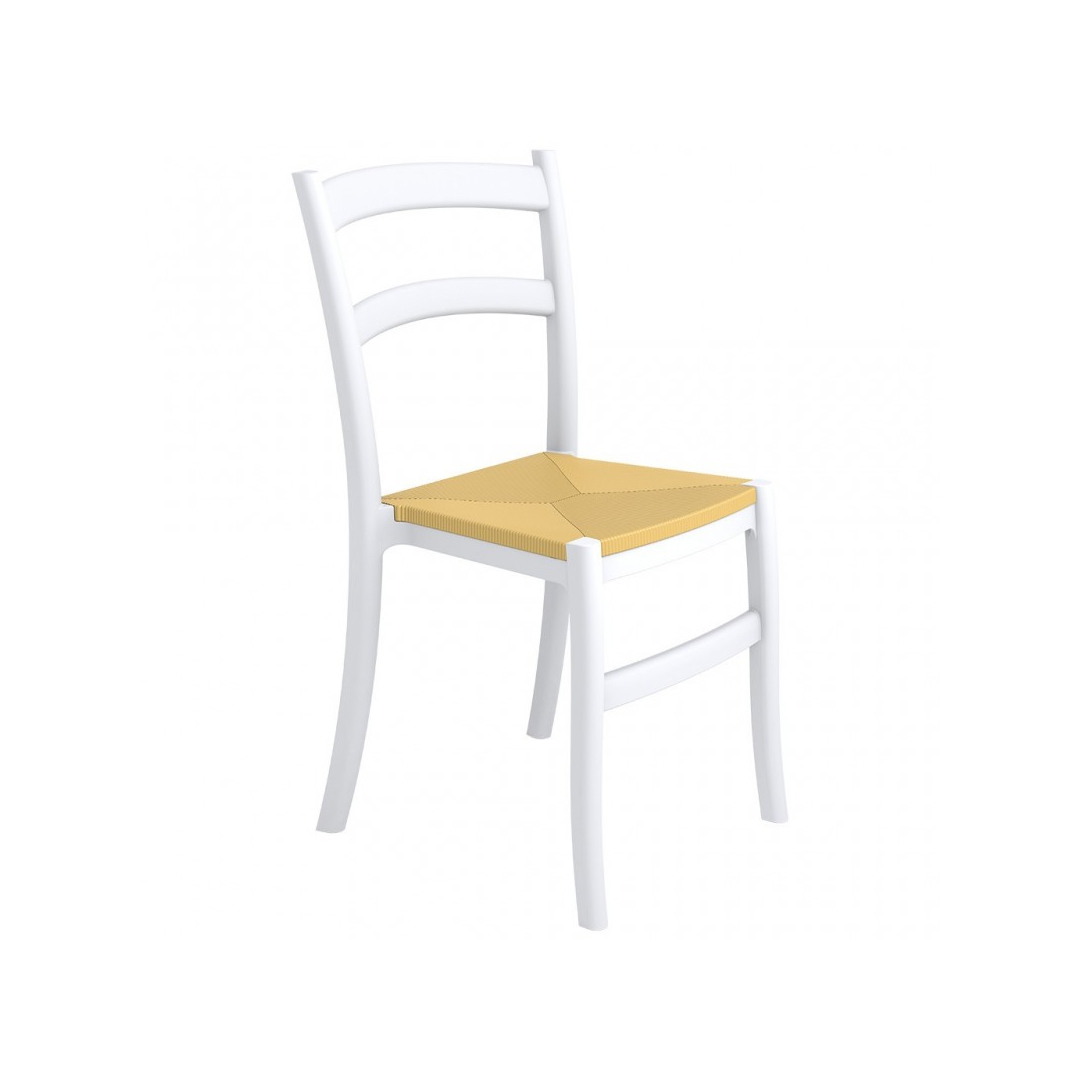White Stackable Garden & Indoor Chair