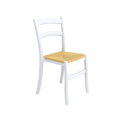 White Stackable Garden & Indoor Chair