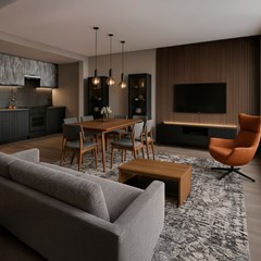 Apartment Package Set - Slate Black & Walnut