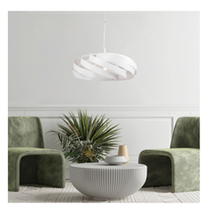 Vento Hanging Lamp 60 Cm White