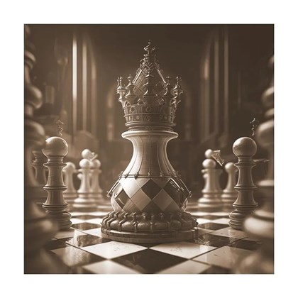 Chess Wall Art Print 500x500mm