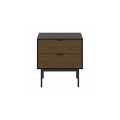 Disc Soma Nightstand 2 Drawers Espresso