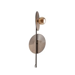 Wood Floor Lamp – Oak & White