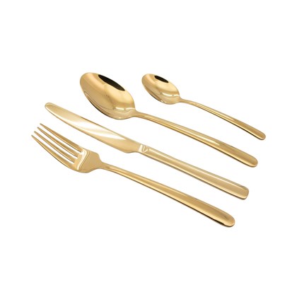 Cutlery 24 PCS Set - Golden