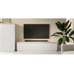 TV Cabinet 3 Doors – White