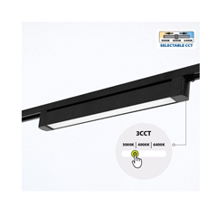 Drax LED Linear LED Tracklight 20W – Black