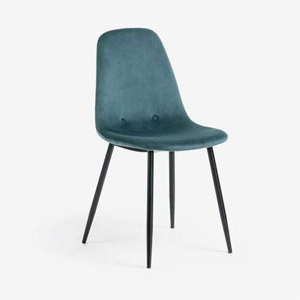 Turquoise Velvet Chair