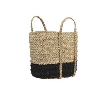 Storage Basket - Natural & Black 32x30