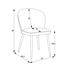 Dinning Chair Microfiber