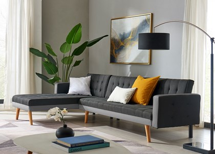 CORNER SOFA BED