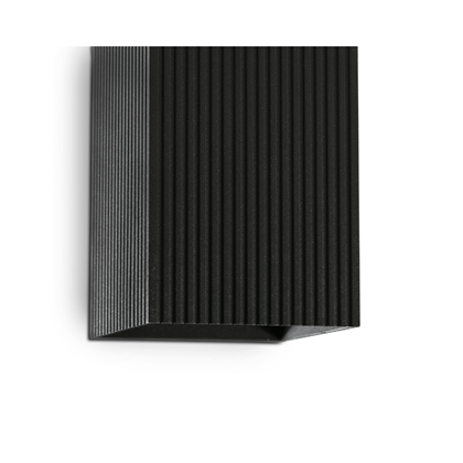 Lune Striped Wall Light – Black