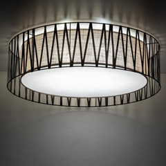 Ceiling Lamp Harmony - Black & Nature