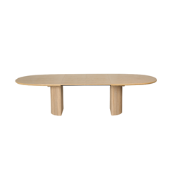 Extending Dining Table 200 (+50 +50) Oak Veneer