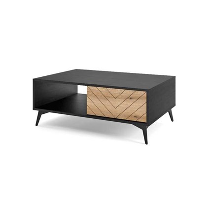 Coffee Table - Oak & Black