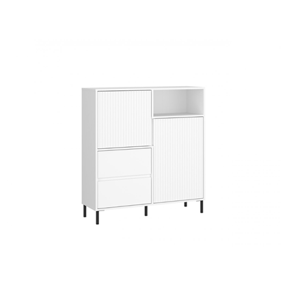 Sideboard Laminated 2 Doors - 2 Drawers - White