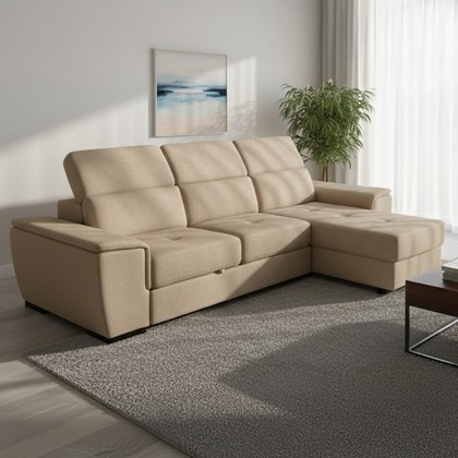 Reversible Sofa Bed wit Chaise - R10