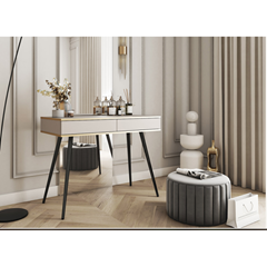 Dressing Table – Beige & Gold