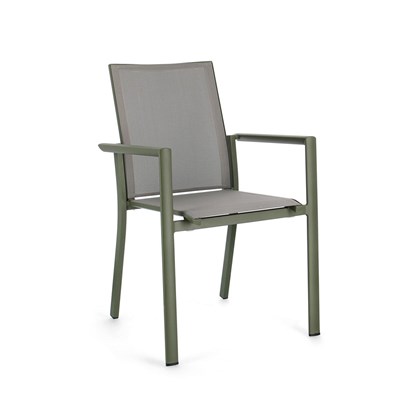 Chair With Armrests Olive Green