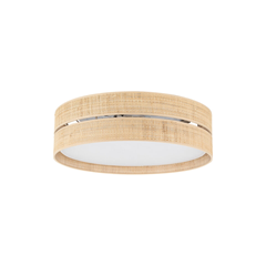 Calma Ceiling Lamp 600 – Straw & White