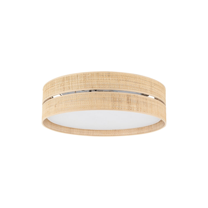 Calma Ceiling Lamp 600 – Straw & White