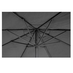 Parasol with Tilt – Dark Grey, 3M