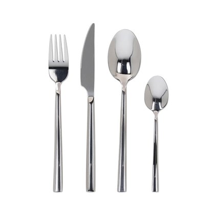 Set Of 24 Cutlery Elegance Steel Silver