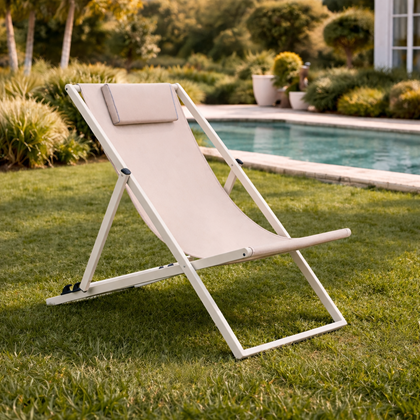 Deckchair - Beige