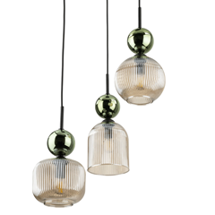 Ceiling Lamp 3xE14 – Cognac