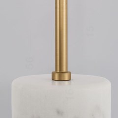 Table Lamp White Opal Glass Brass Gold Table Lamp