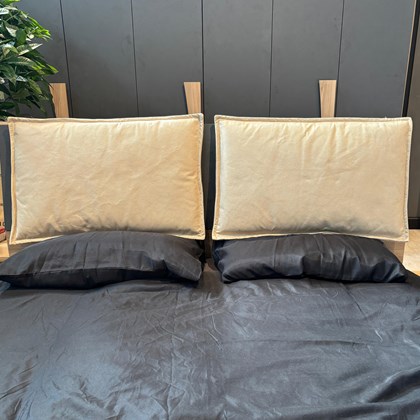 Headrest Cushions Pair - Beige