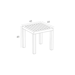 Side Table – Taupe