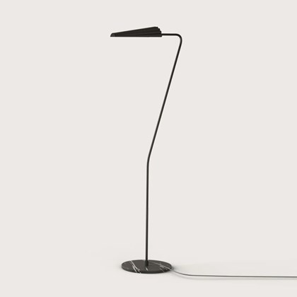 Floor Lamp Black Marble Dimmable