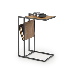 Compact Table Golden Oak  Black